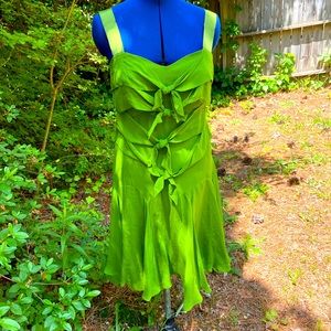 Ted Baker Green Knot Style Tank Dress